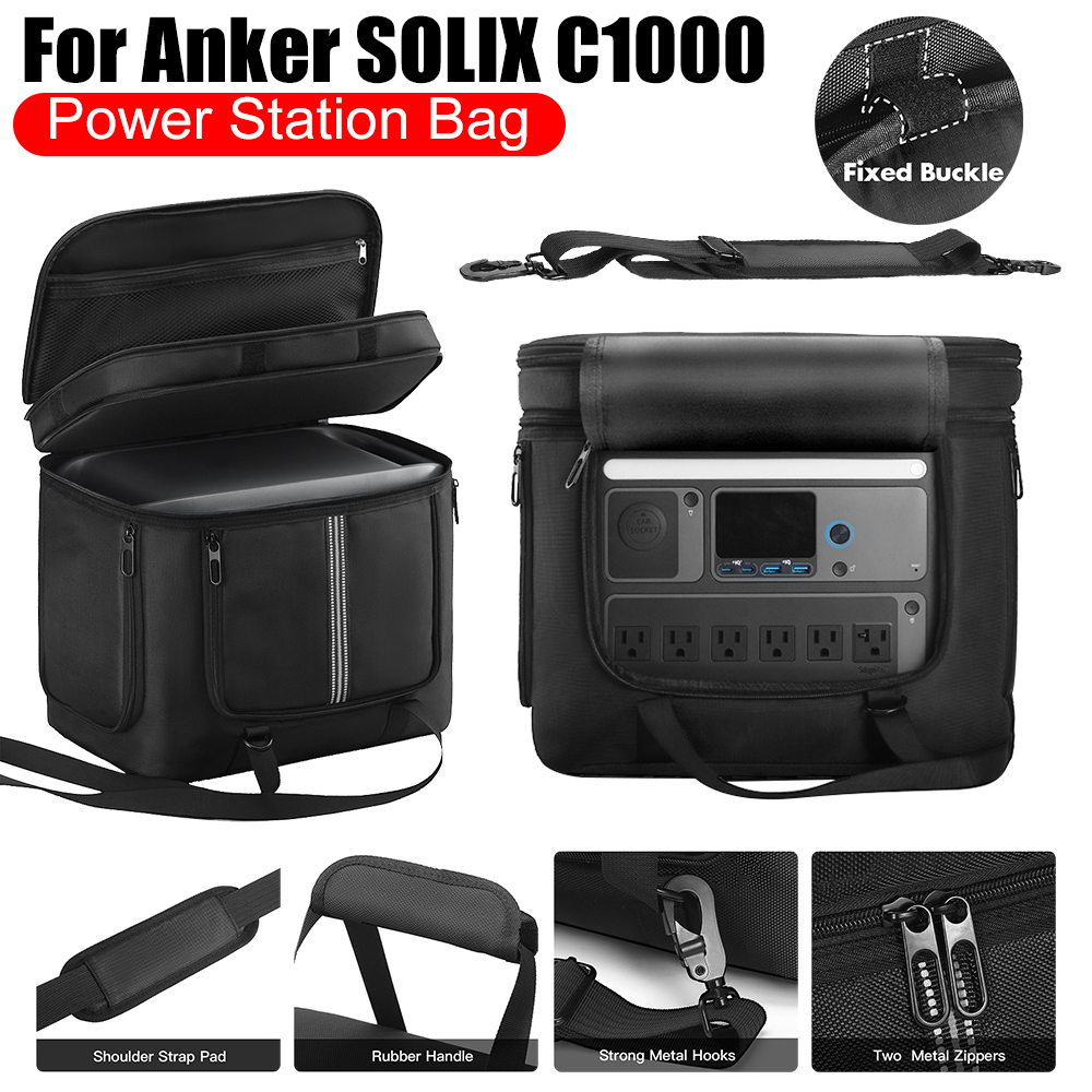 Anker Power Station Solix C1000 - Anker SOLIX C1000 ポータブル電源用キャリングケース バッグ収納ケース 防水