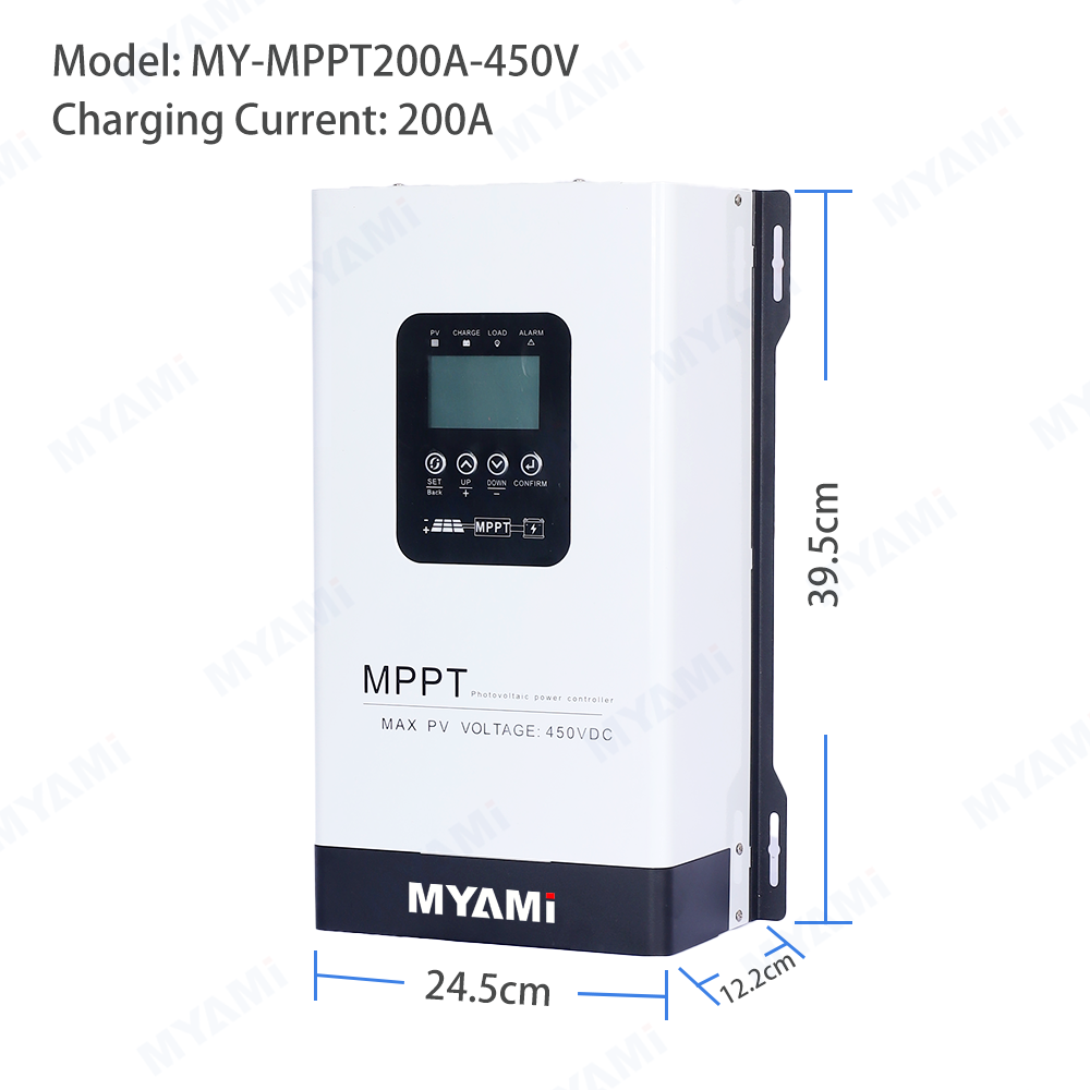 Mppt Charge Controller - MPPTソーラー充電コントローラー 200A 調整可能 24V/36V/48V/60V/72/84V/96V/108V/120V/132V/144V/156V/168V/180V/192V バッテリー対応