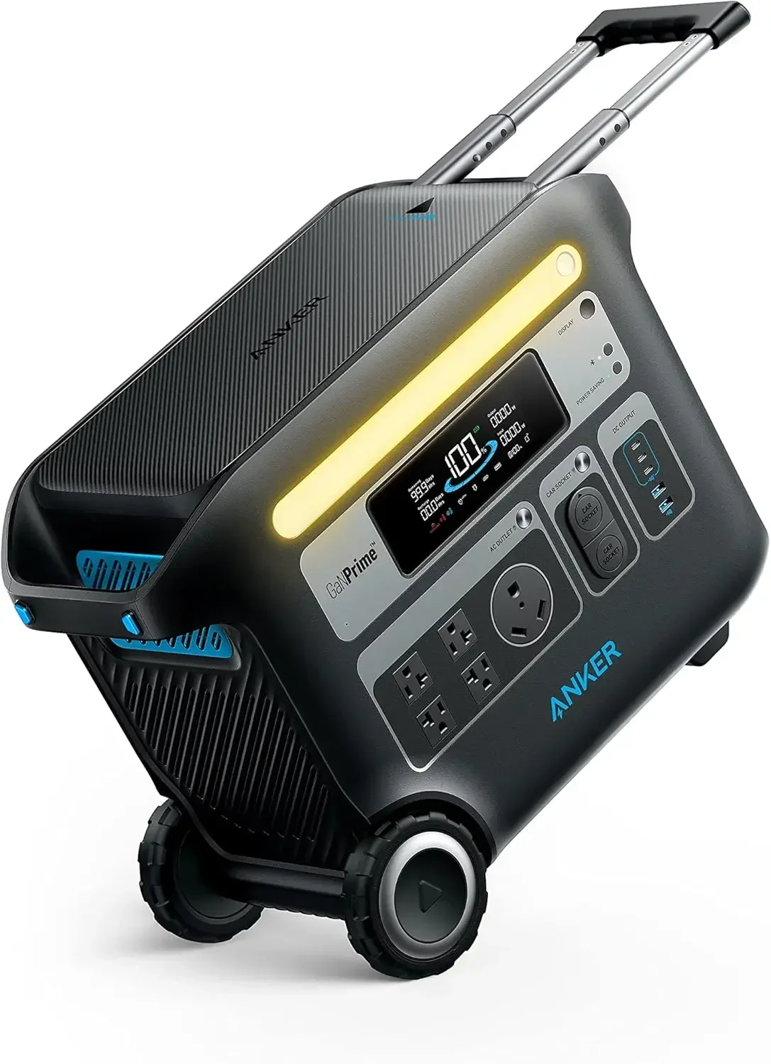 Anker Power Station Solix C1000 - Anker SOLIX F2000 ポータブル電源、PowerHouse 767、2400W ソーラー発電機、家庭用GaNPrimeバッテリー発電機、アウトドアキャンプやRV用LiFePO4電源