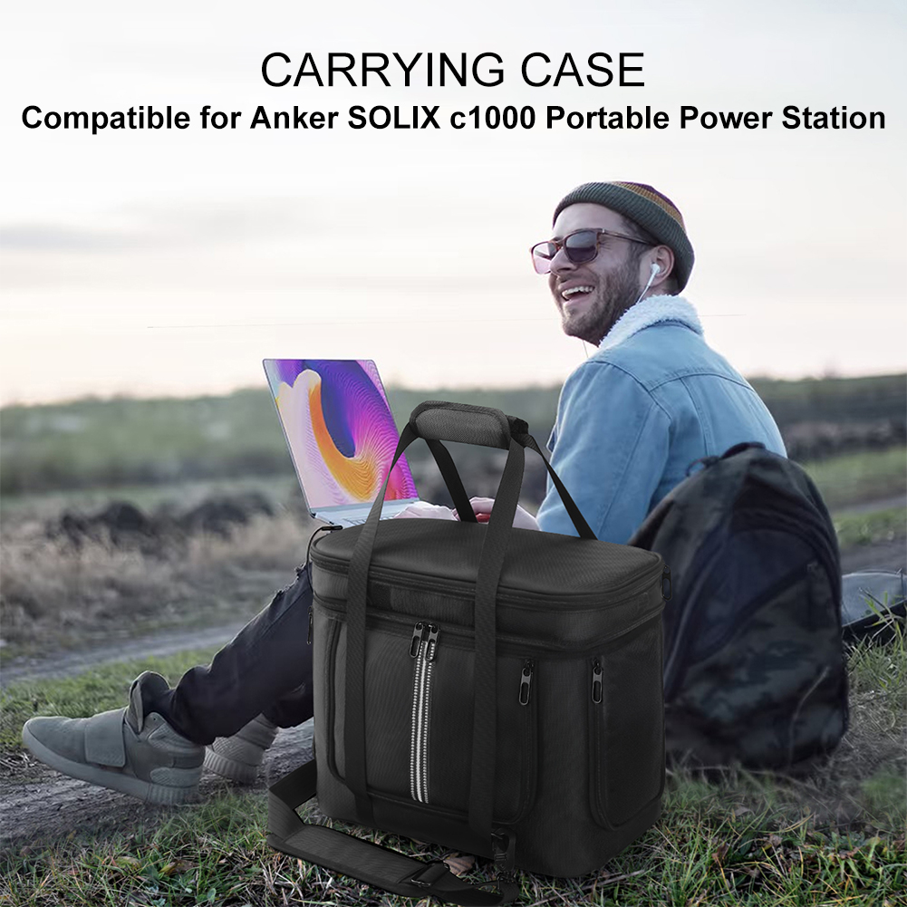 Anker Power Station Solix C1000 - Anker SOLIX C1000 ポータブル電源用キャリングケース バッグ トラベル収納バッグ