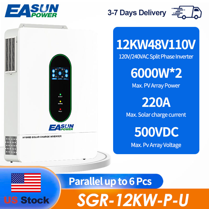 Mppt Charge Controller - EASUN US 12KW 12000W 分離型ソーラーインバーター 160A