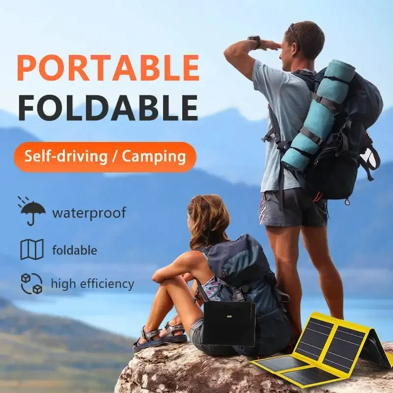 折りたたみ式パネル携帯電話 ポータブルパネル充電器 折りたた - Folding Solar Panel のレビューと価格