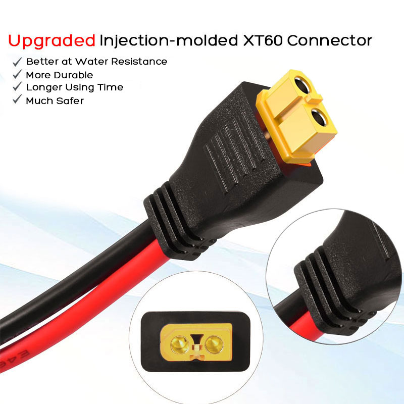 1.5m/5フィート XT60 - 車用シガーソケットケーブ - Anker Power Station Solix C1000 のレビューと価格