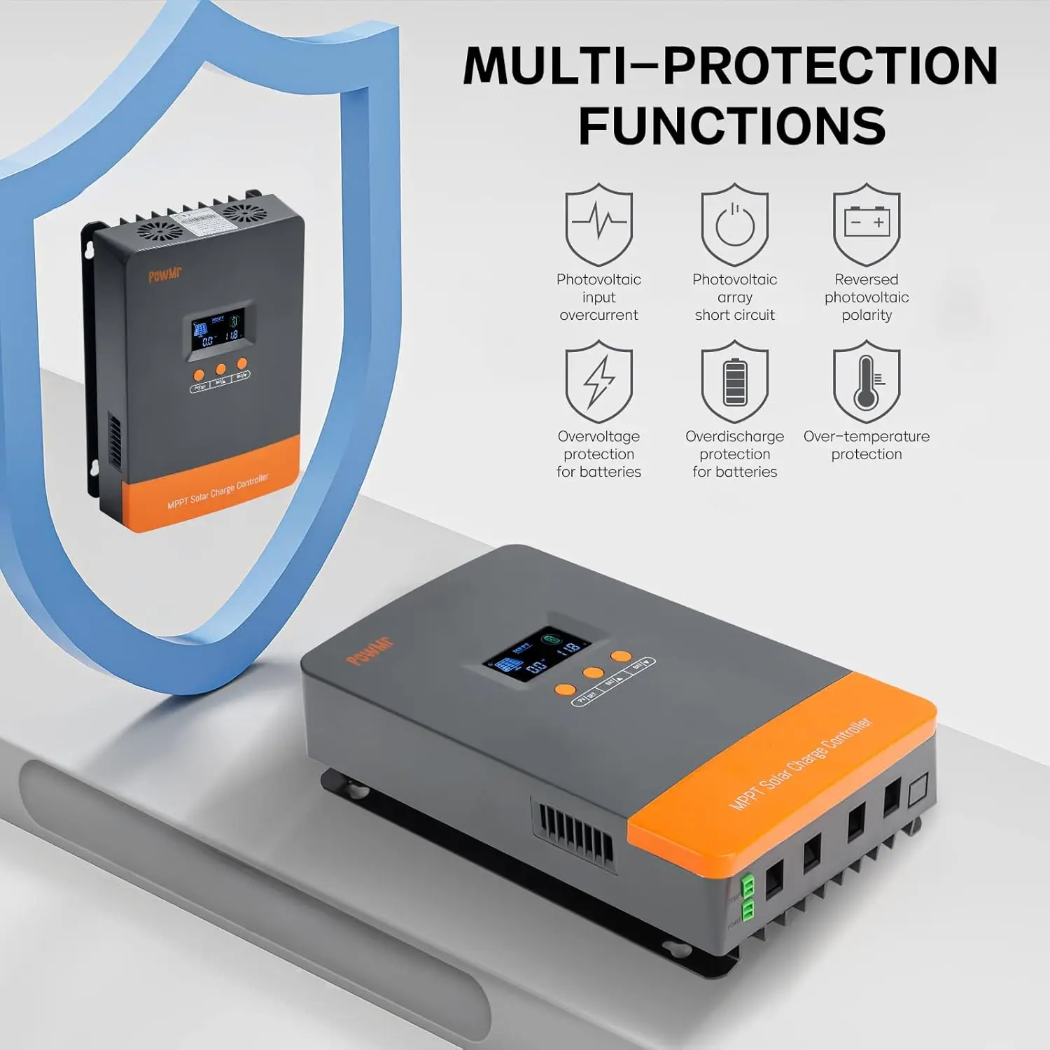 PowMr ホットセール 12V 24V 48V バッテリー - Mppt Charge Controller のレビューと価格
