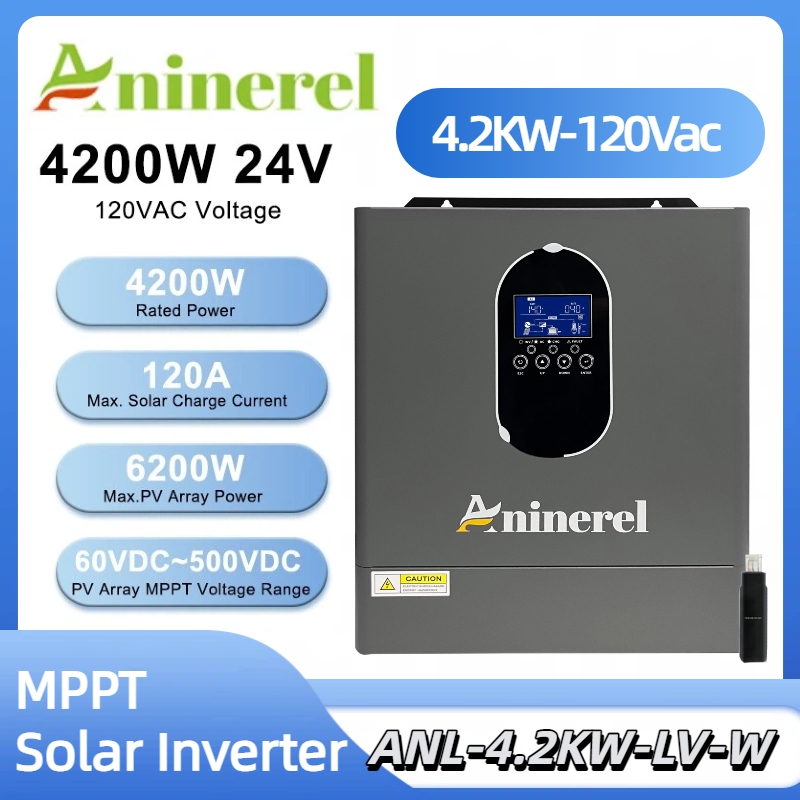 Aninerel 4.2KW 24V 新型 110-120V - Mppt Charge Controller のレビューと価格