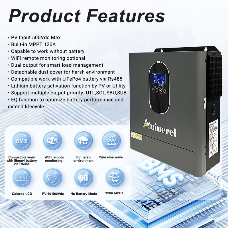 Aninerel 4.2KW 24V 新型 110-120V - Mppt Charge Controller のレビューと価格