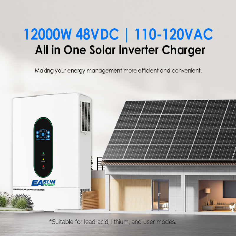 EASUN US 12KW 12000W 分離型ソーラーイン - Mppt Charge Controller のレビューと価格