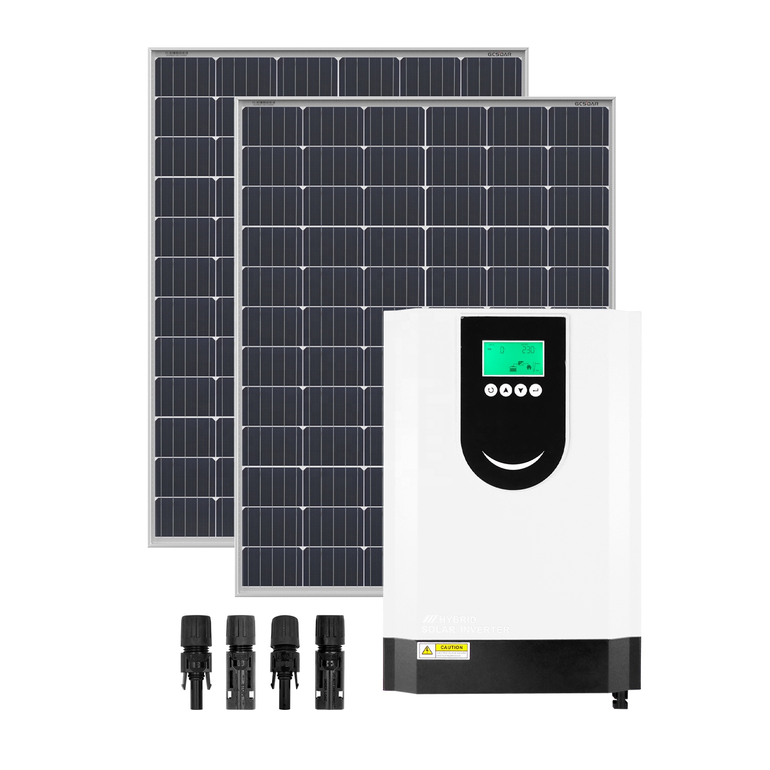 ハイブリッドソーラーインバーター 6.2kw 純粋正弦波 M - Mppt Charge Controller のレビューと価格